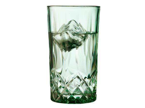Lyngby Glas - Highballglas, Sorrento 38 Cl. 4 Stk. - Grøn
