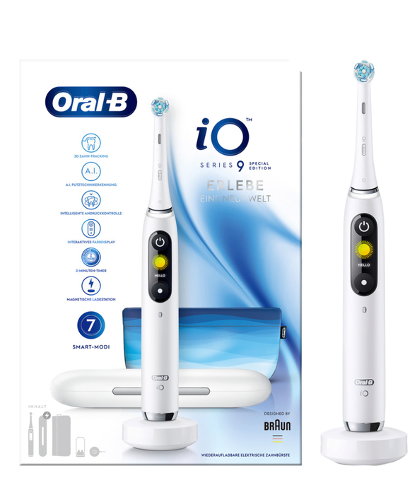 Oral-B - Elektrisk Tandbørste IO9 - White
