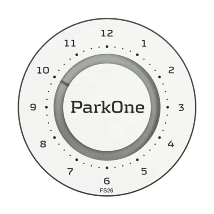 ParkOne - Parkeringsur 2 - Alpine White