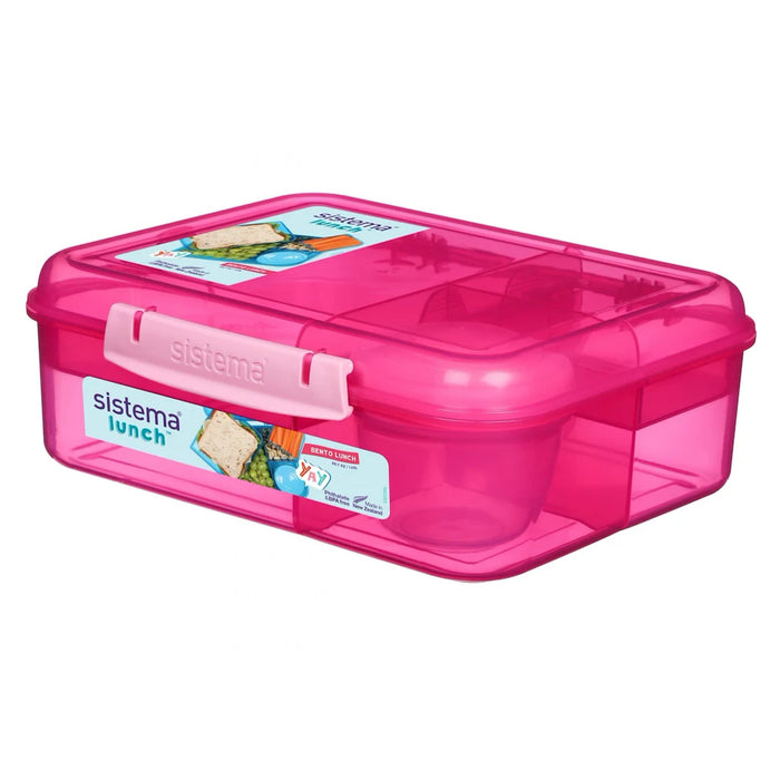 Sistema - Bento Madkasse 1,65 Liter - Pink