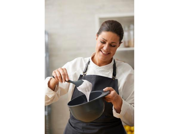 Blomsterberg - Silikone Grydeske 27 Cm. -  Grå