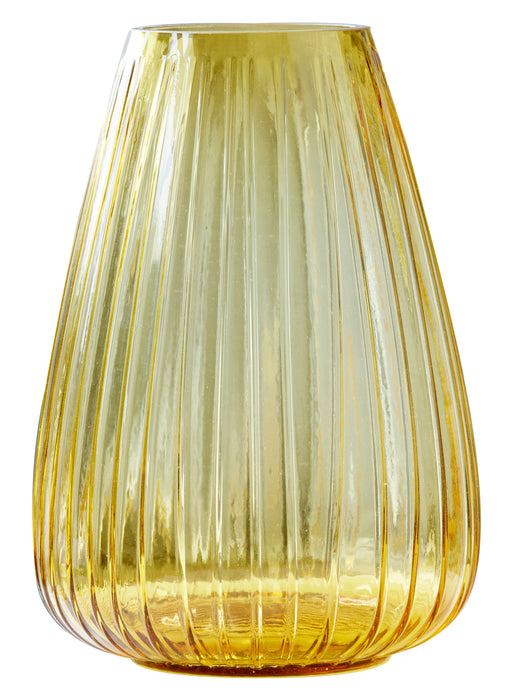 BITZ - Kusintha Vase 22 Cm. - Amber/Gul