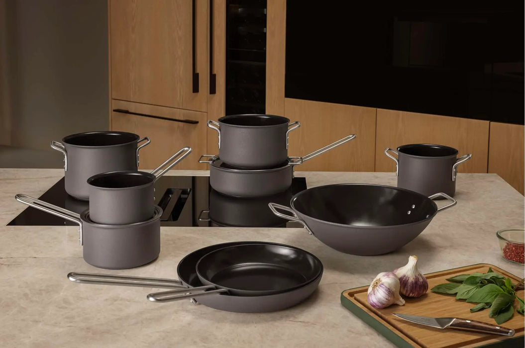 Eva Trio - Wok 5,0 L./32 Cm. Keramisk Belægning - Grey Line