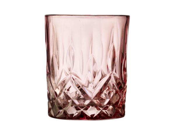Whiskyglas Sorrento 4 stk. 32 cl. Pink Lyngby