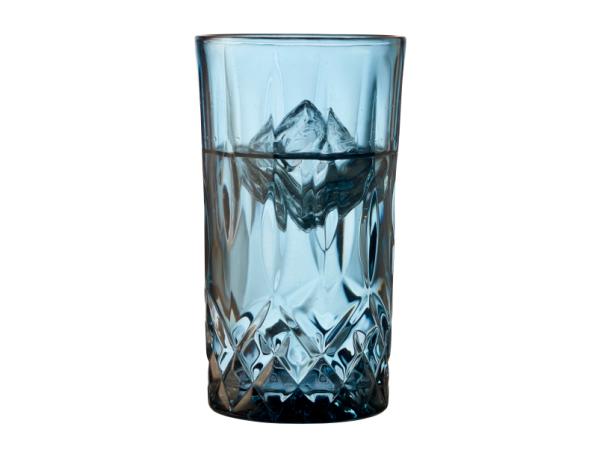 Lyngby - Sorrento Highballglas 38 cl. 4 stk. - Blå