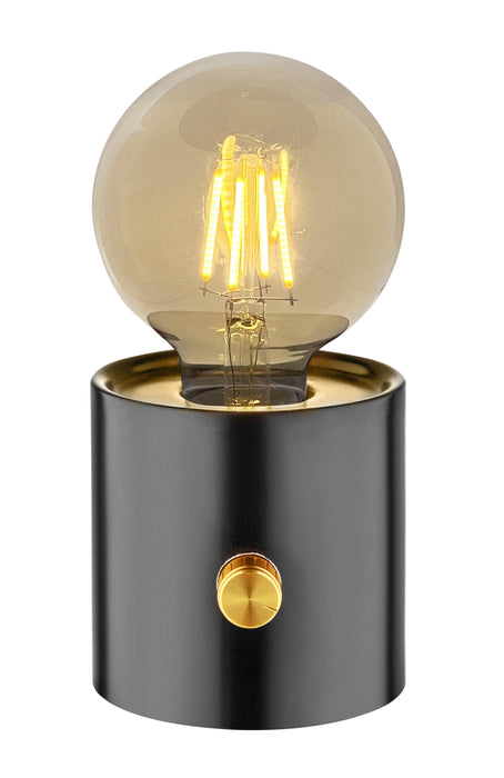 Conzept - Lampe Med Batteri 10x8,5x17 cm. - Sort
