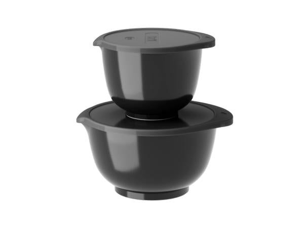 Rosti - Røreskålesæt 4 dele 1,5 + 3 liter - Carbon Black