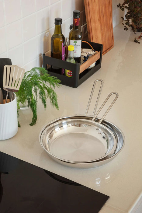 Eva Trio - Stainless Steel Stegpande - 24 Cm.