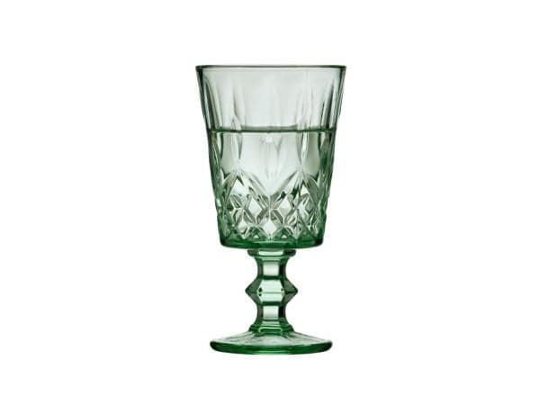 Lyngby - Sorrento vinglas, 29 cl. 4 stk. - Grøn