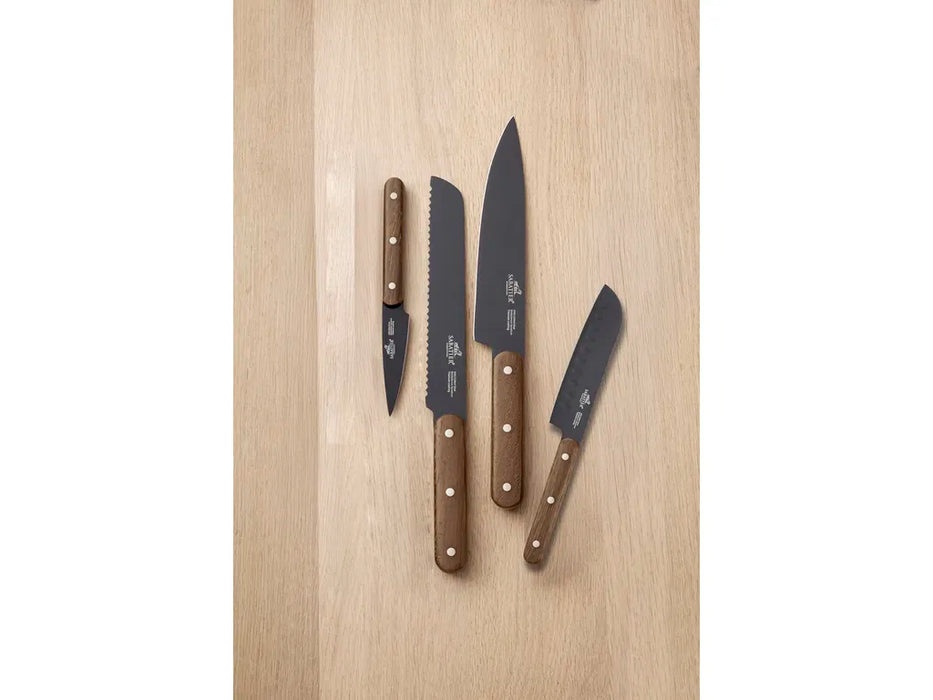 Lion Sabatier -  International Phenix Walnut Knivsæt - 4 Dele.