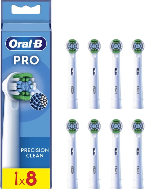 Oral-B - Tanbørstehoveder EB20-8 Precision Clean - 8 Stk.