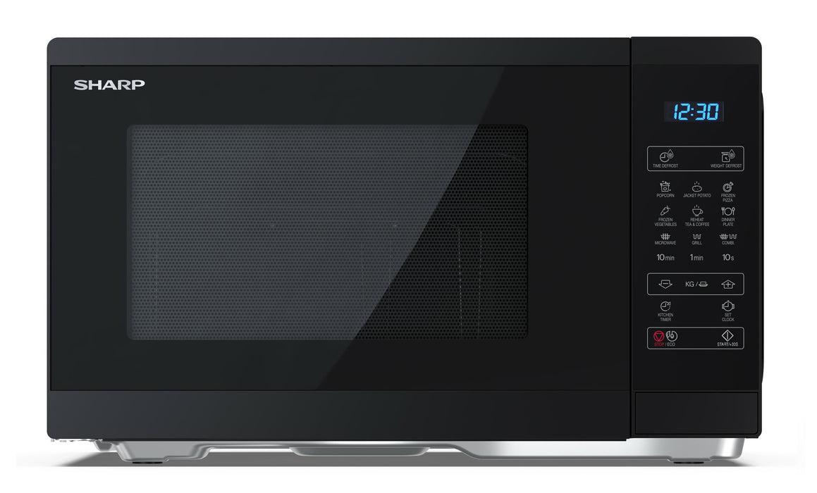 SHARP - Mikroovn M/Grill 28 L YC-MG252AE-B - Sort