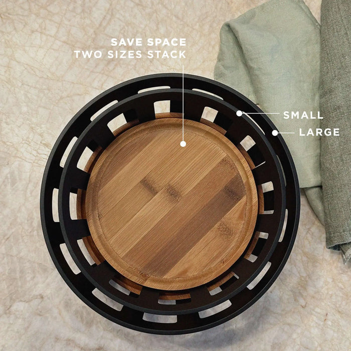 Eva Solo - Nordic Kitchen Bambus Brødkurv -  Stor Ø24,5 Cm.