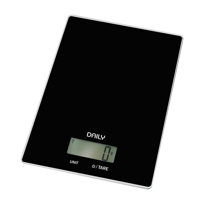 Daily - Køkkenvægt 6 kg. 1 G/Interval - Sort