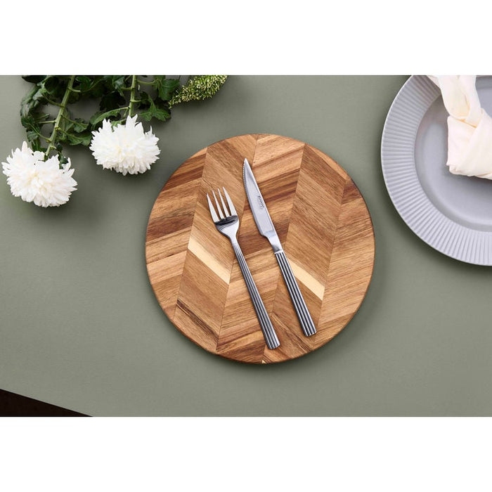 AIDA - Groovy Steakbestik Sæt - 8 Dele