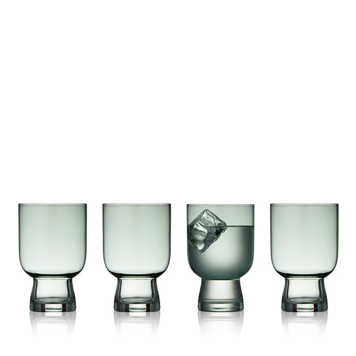 Lyngby Glas -  Sorrento Vandglas 30 Cl. 4 stk. - Grøn