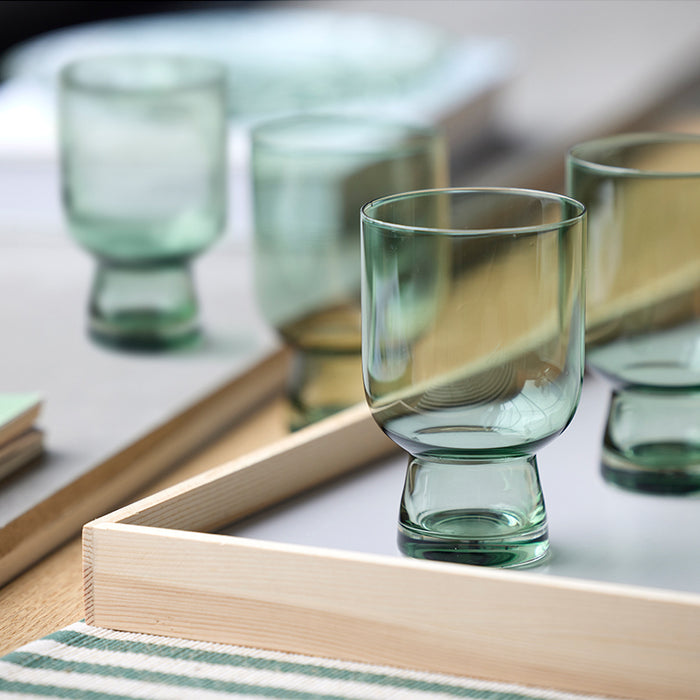 Lyngby Glas -  Sorrento Vandglas 30 Cl. 4 stk. - Grøn
