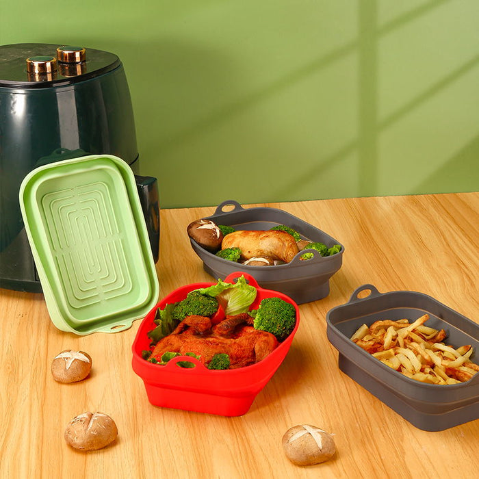 Airfryer Silikoneform - Rektangulær - 22 X 15,5 Cm.