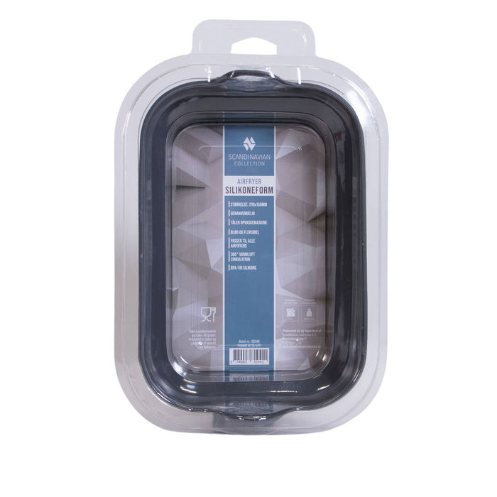 Airfryer Silikoneform - Rektangulær - 22 X 15,5 Cm.