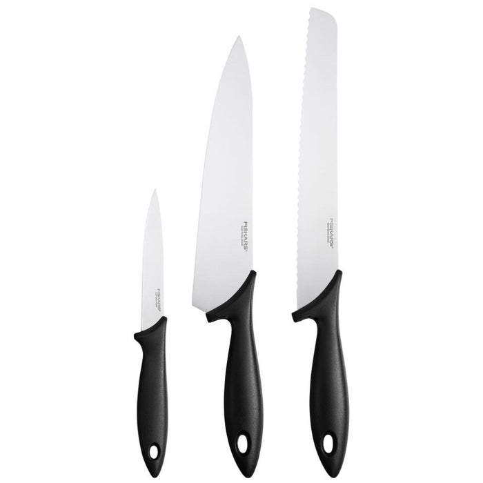 Fiskars - Essential Knivsæt - 3 Dele