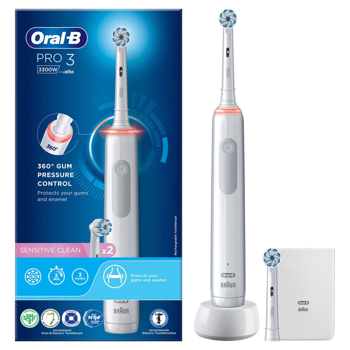 Oral B - Elektrisk Tandbørste Pro 3 - Hvid