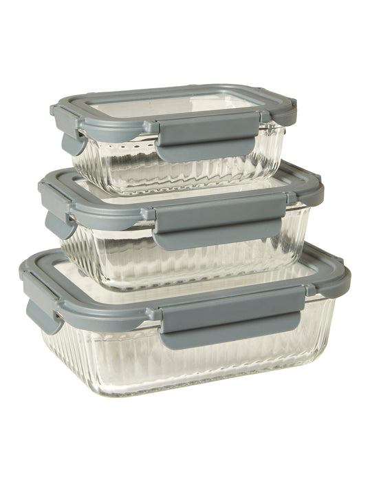 Dacore - Opbevaringsbokse 3 stk. - 350/600/1000 ML.