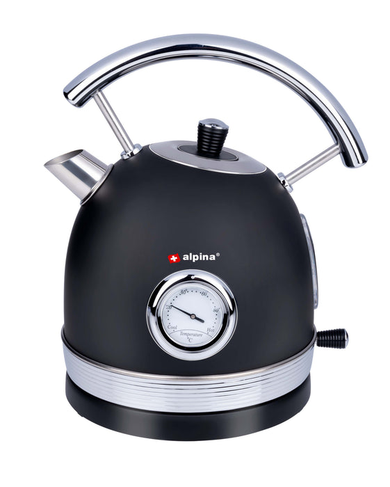 Alpina - Retro Elkedel 1,8 liter - Sort
