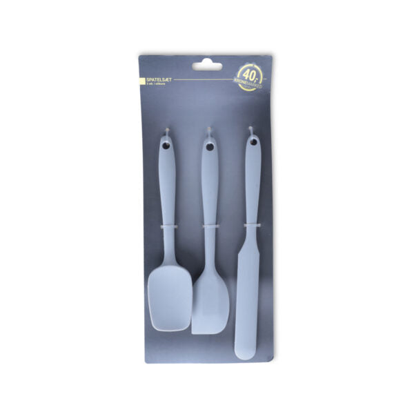 Kronemarked - Spatelsæt i Silikone - 3 stk.