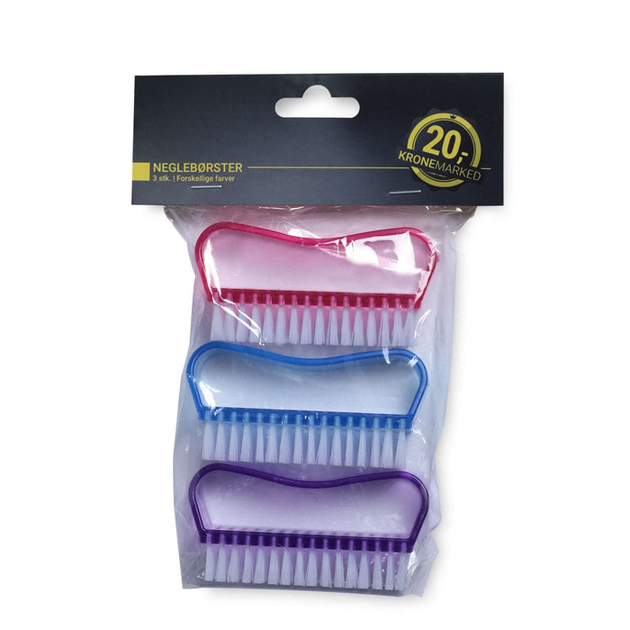 Kronemarked - Neglebørster - 3 stk.