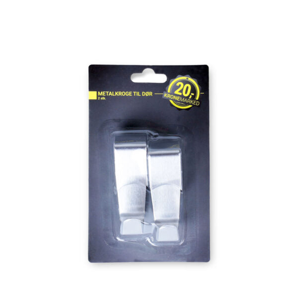 Kronemarked - Metalkroge Til Dør - 2 Stk.