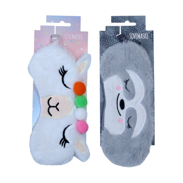 Kronemarked  - Sovemaske - Alpaka/Dovendyr