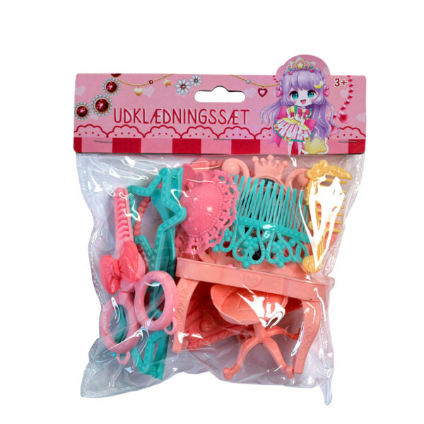 Kronemarked - Udklædningssæt I Plast - 8 Dele