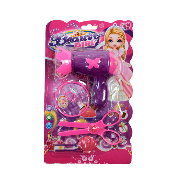 Kronemarked - Plast Legesæt T/Hår - 2 Ass. Sæt