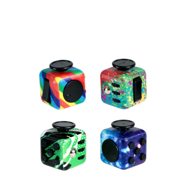 Kronemarked - Fidget Cube - 4 Ass. Farver