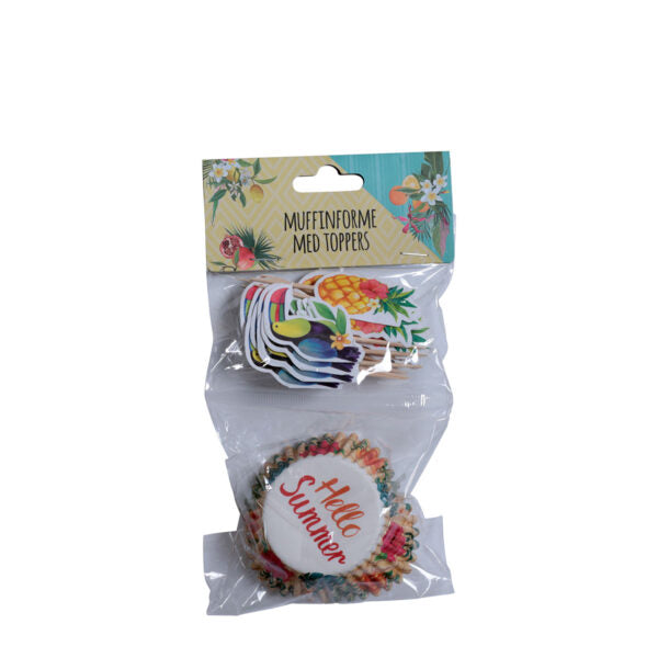Kronemarked - Muffinforme M/Toppers - Sommer