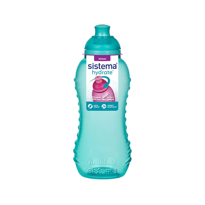 Sistema - Twist and Sip Drikkeflaske 330 ml.  - Grøn