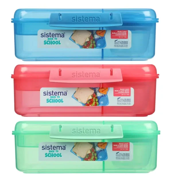 Sistema - Bento Madkasse 1,65 L. - Ass. Farver