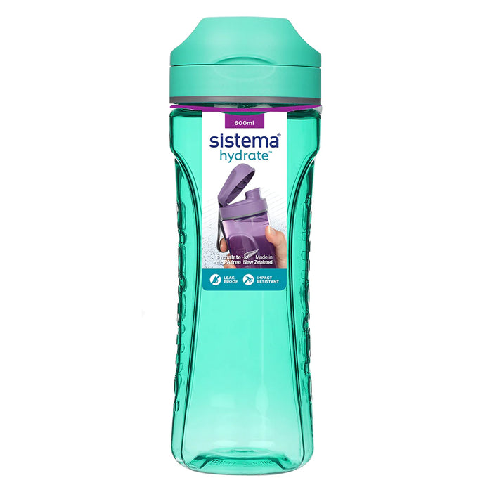 Sistema - Tritan Swift Drikkeflaske 600 ml. - Ass. Farver