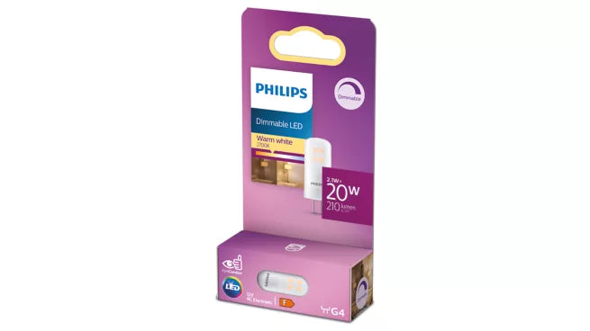 Philips - Mini Led Mini Stift 20W G4 - Varmhvid