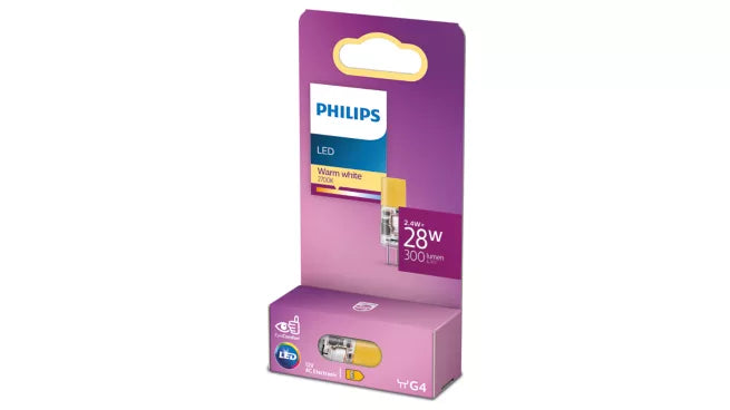 Philips - Mini Led Stift 28W G4 - Varmhvid