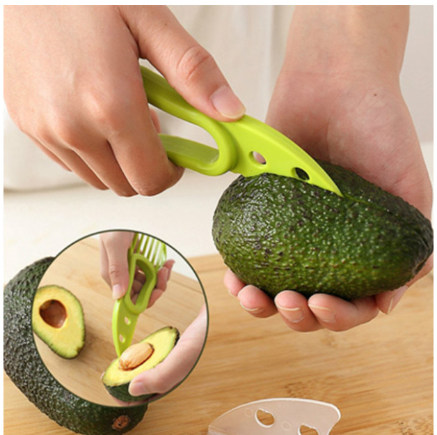 Avocado Slicer - Grøn - 18 Cm.