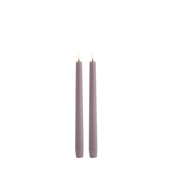 Uyuni - Stagelys 2 stk. 25 cm. - Light Lavender