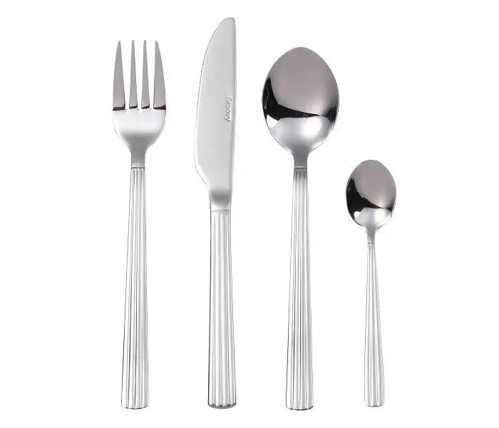 Aida - Groovy Bestik 48 dele bestiksæt - Stål