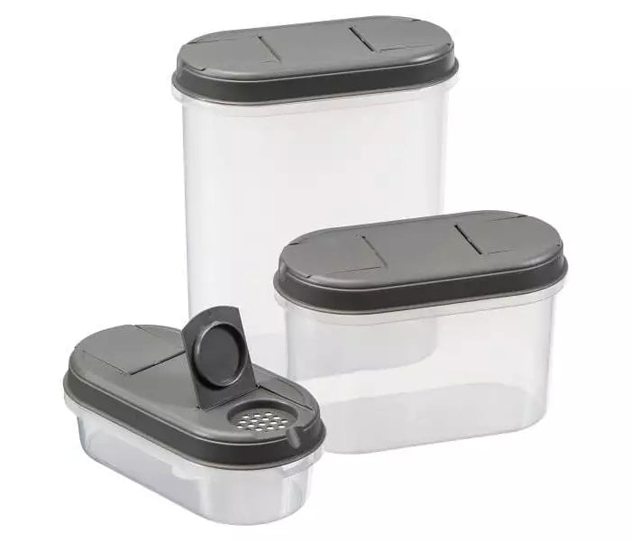 NHG - Dispenser Opbevaringsboks 3 Dele - Castlerock