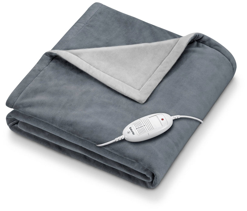 Beurer - Darkgrey Varmeplaid 180 x 30 cm. - HD 75