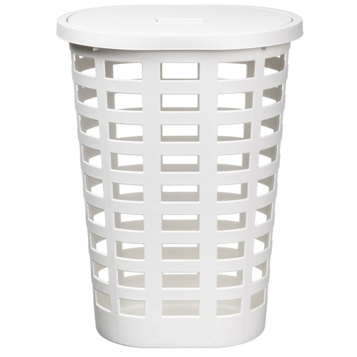 NHG - Boston Oval Vasketøjskurv - Hvid