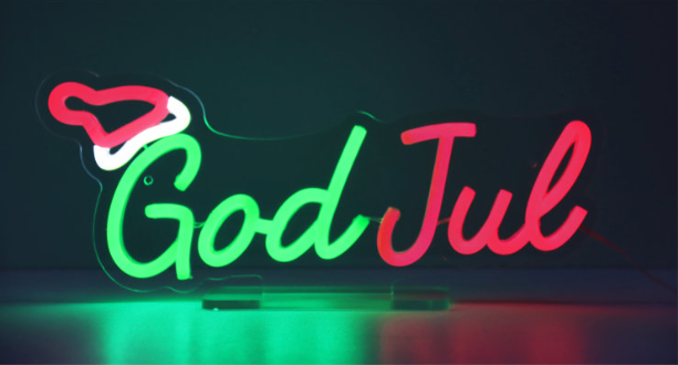 Veli Line - Neonskilt - God Jul