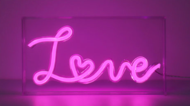 Veli Line - Neon Skilt - Love