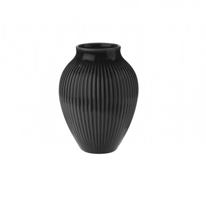 Knabstrup - Vase 12,5 Cm. - Sort