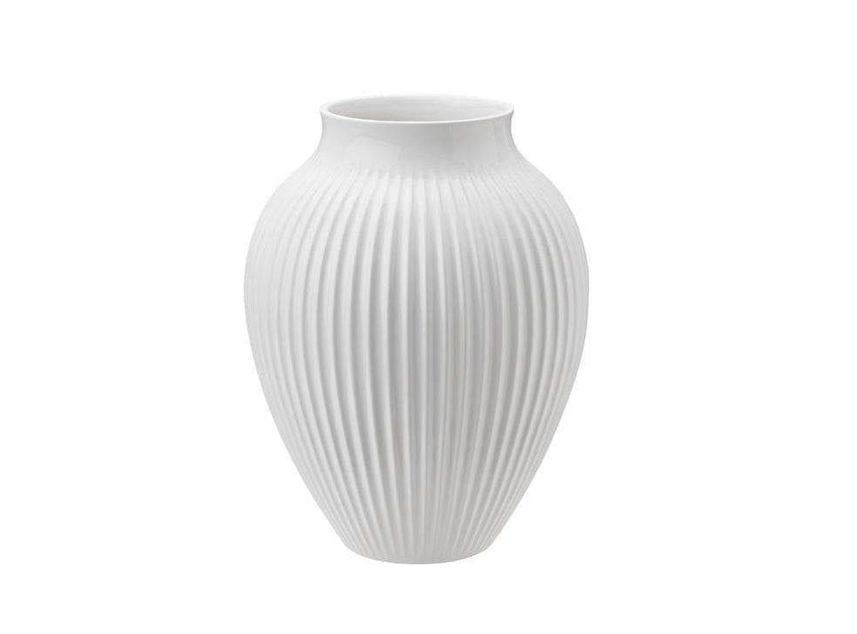 Knabstrup - Vase 20 Cm. - Hvid - Boligkram
